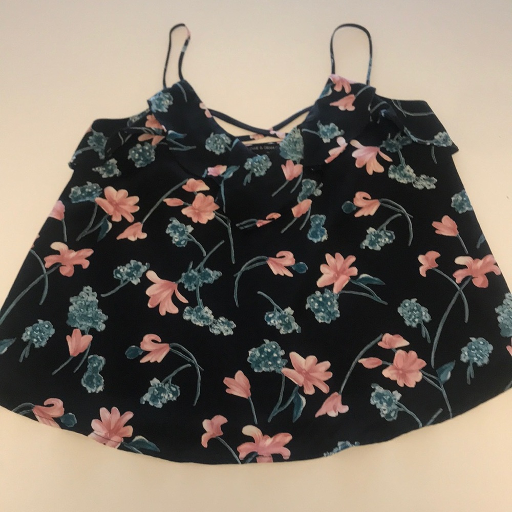 NWOT Harlowe & Graham Flower Tank